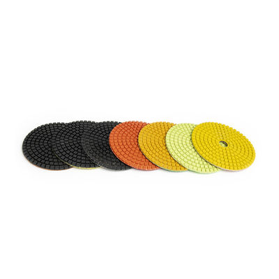 7 Steps Resin Bond Orbital Sander Diamond Pads Wet Polishing Pad