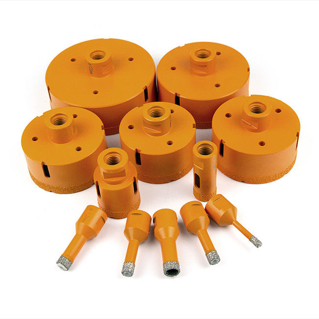 Orange M14 30mm Diamond Core Bit Hole Saw For Stone