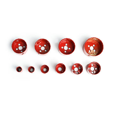 Il foro bimetallico rosso del metallo della Bi ha visto lo stinco della sfortuna di acciaio inossidabile dei pezzi